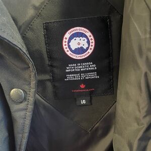 Canada Goose Black Large Shelbourne parka with fur